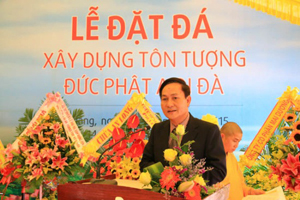 Da Nang city: Ba Da pagoda erects Amitabha Buddha statue	